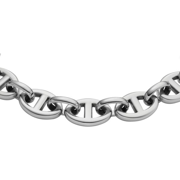 Fossil Heritage D-Link Stainless Steel Chain Bracelet - Preorder