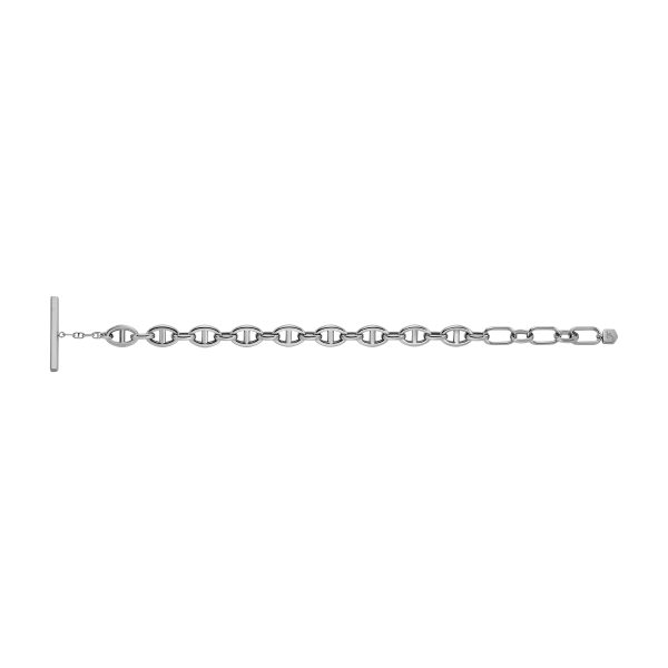Fossil Heritage D-Link Stainless Steel Chain Bracelet - Preorder