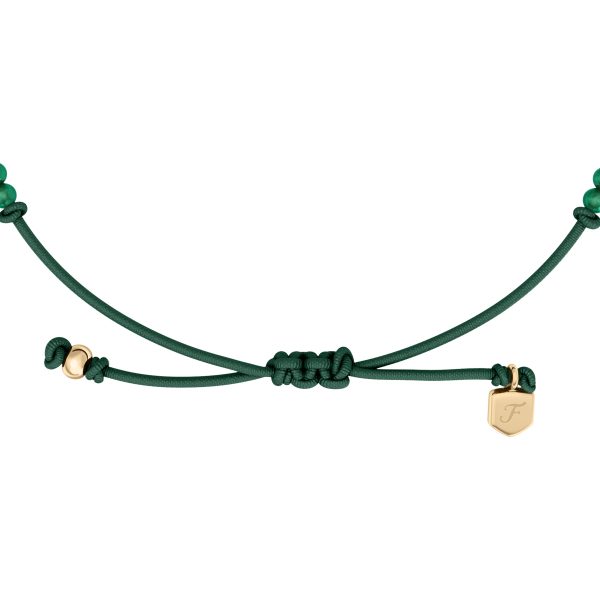 Fossil Sutton Mini Moments Green Beaded Clover Bracelet - Preorder