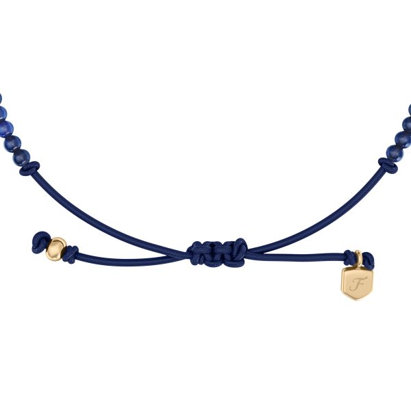 Fossil Sutton Mini Moments Blue Beaded Crescent Moon Bracelet - Preorder