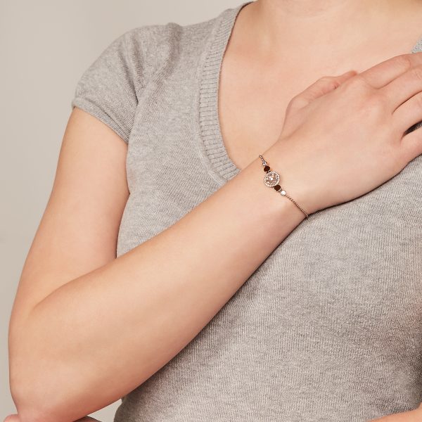 Fossil Merrit Mosaic Mother-of-Pearl Disc Bracelet - Preorder