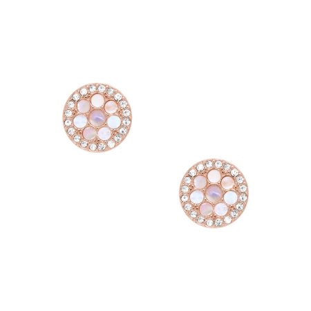 Fossil Merrit Mosaic Mother-of-Pearl Stud Earrings - Preorder