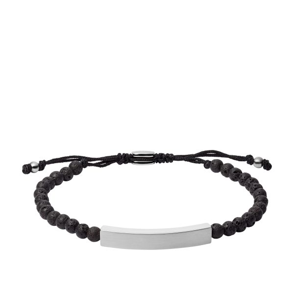 Fossil Ellis Plaque Lava Stone Bracelet - Preorder