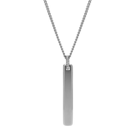 Fossil Ellis Vintage Casual Stainless Steel Pendant Necklace - Preorder