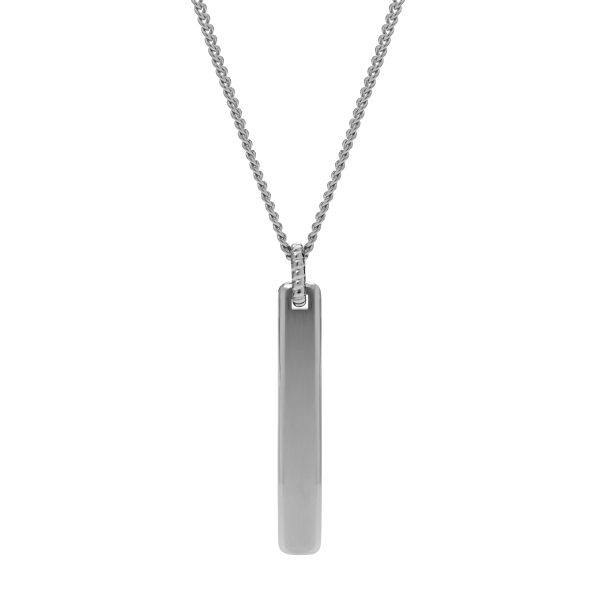 Fossil Ellis Vintage Casual Stainless Steel Pendant Necklace - Preorder