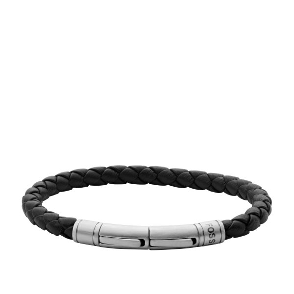 Fossil Vintage Woven Casual Brown Braided Leather Bracelet - Preorder