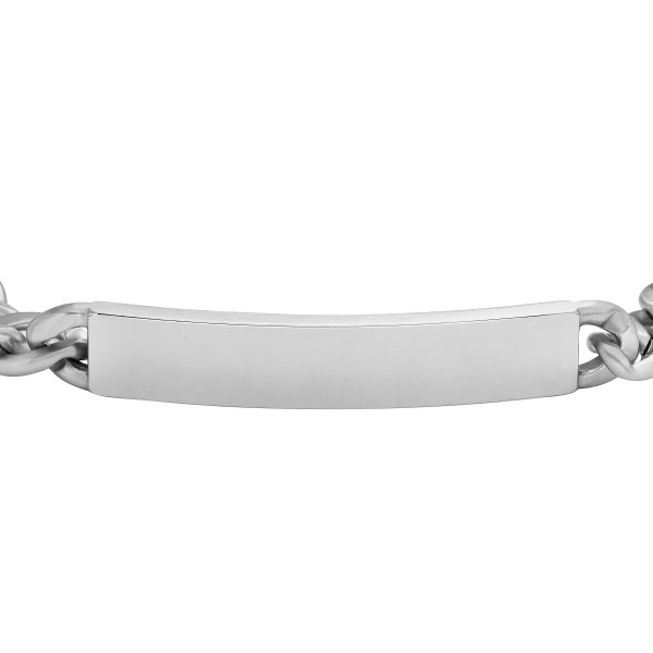 Fossil Ellis Stainless Steel ID Bracelet - Preorder
