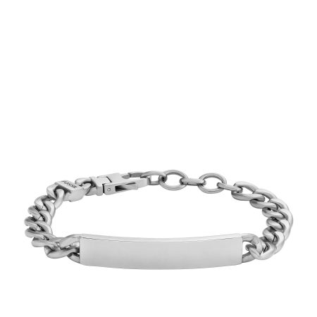 Fossil Ellis Stainless Steel ID Bracelet - Preorder