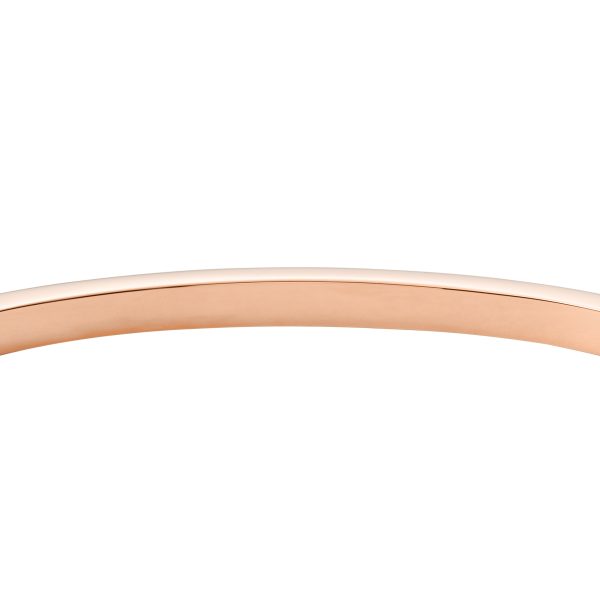 Fossil Sadie Shine Bright Rose Gold-Tone Stainless Steel Bangle Bracelet - Preorder