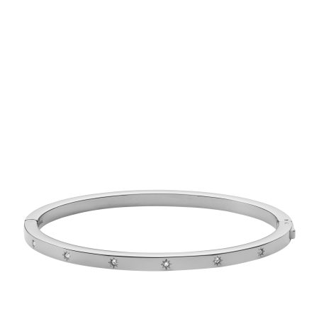 Fossil Sadie Shine Bright Stainless Steel Bangle Bracelet - Preorder