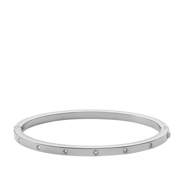 Fossil Sadie Shine Bright Stainless Steel Bangle Bracelet - Preorder