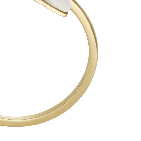 Fossil Sutton Radiant Wings White Mother-of-Pearl Butterfly Ring - Preorder
