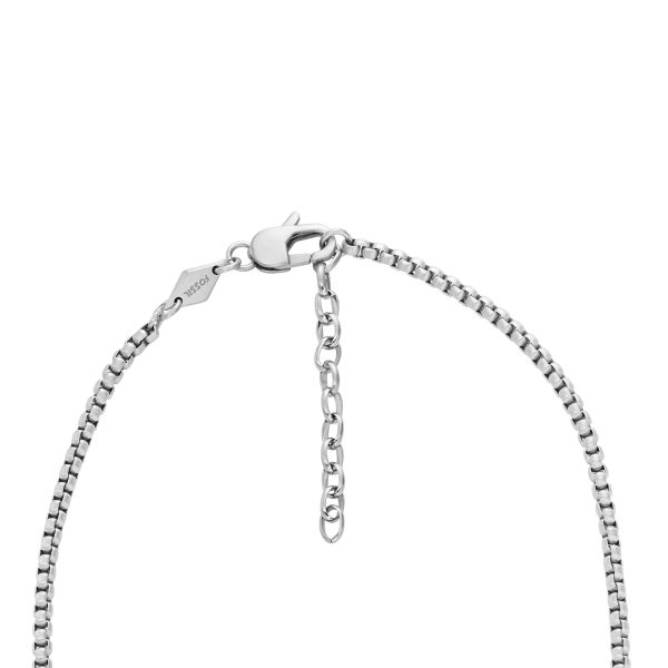 Fossil Ellis Core Chains Stainless Steel Chain Necklace - Preorder