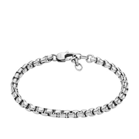 Fossil Ellis Core Chains Stainless Steel Chain Bracelet - Preorder