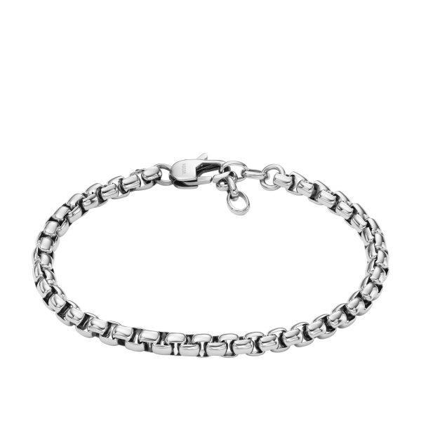 Fossil Ellis Core Chains Stainless Steel Chain Bracelet - Preorder