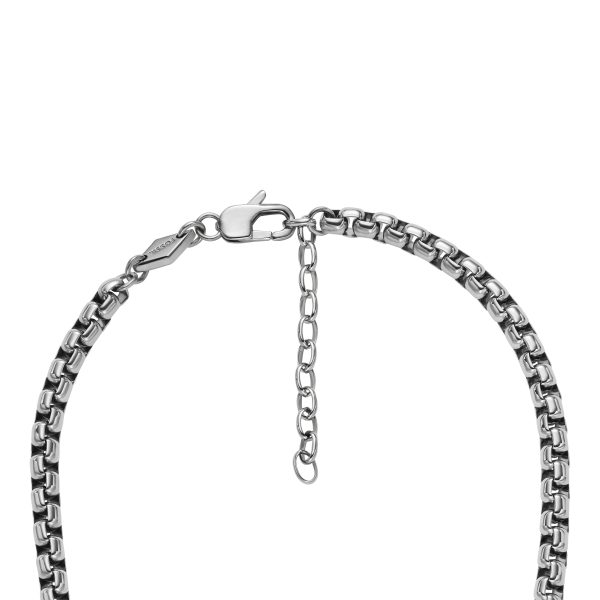 Fossil Ellis Core Chains Stainless Steel Chain Necklace - Preorder
