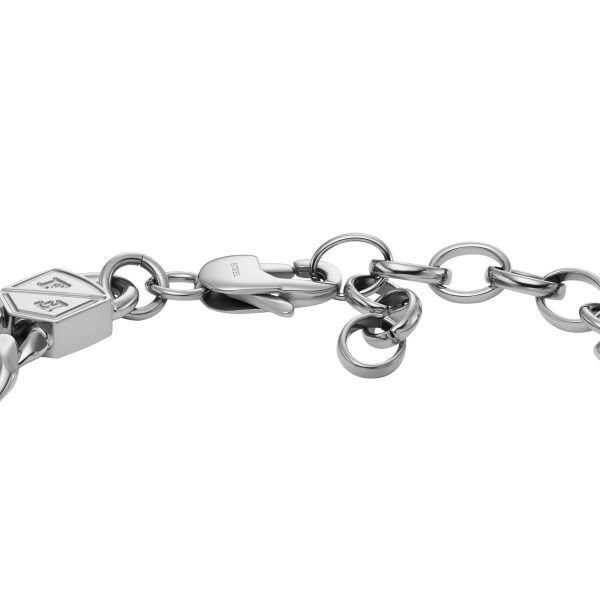 Fossil Ellis Core Chains Stainless Steel Chain Bracelet - Preorder