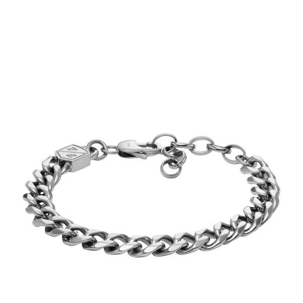 Fossil Ellis Core Chains Stainless Steel Chain Bracelet - Preorder
