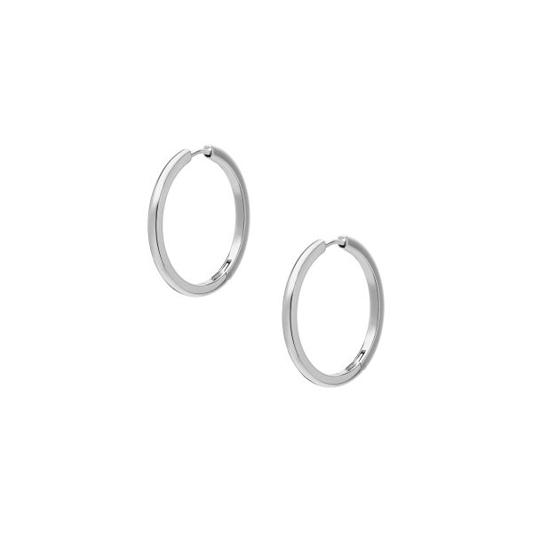 Fossil Ellis Essentials Stainless Steel Hoop Earrings - Preorder