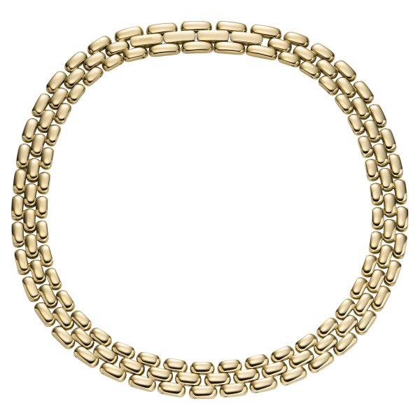 Fossil Arden Watch Links Gold-Tone Stainless Steel Chain Necklace - Preorder