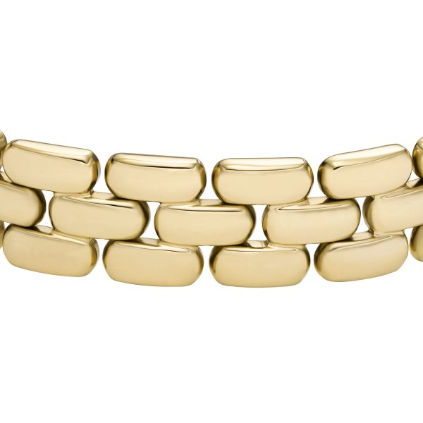 Fossil Arden Watch Links Gold-Tone Stainless Steel Chain Bracelet - Preorder