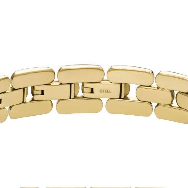 Fossil Arden Watch Links Gold-Tone Stainless Steel Chain Bracelet - Preorder
