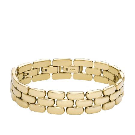 Fossil Arden Watch Links Gold-Tone Stainless Steel Chain Bracelet - Preorder