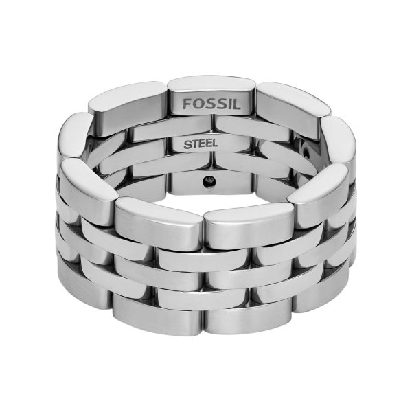 Fossil Arden Watch Links Stainless Steel Band Ring - Preorder
