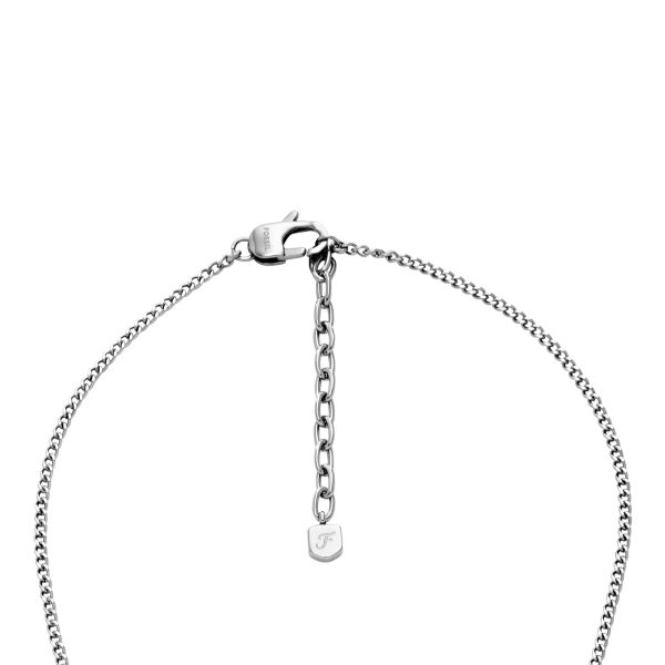 Fossil Ellis Two-Tone Stainless Steel Pendant Necklace - Preorder