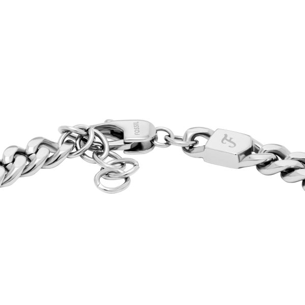Fossil Ellis Two-Tone Stainless Steel ID Bracelet - Preorder