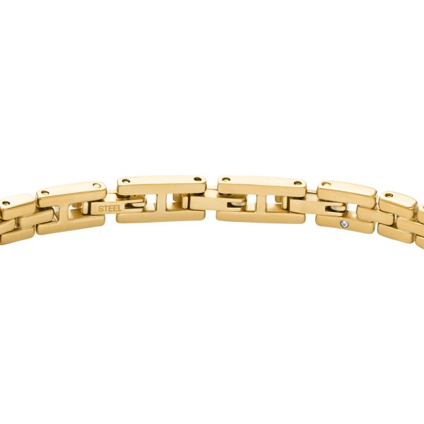 Fossil Arden Watch Links Gold-Tone Stainless Steel Chain Bracelet - Preorder