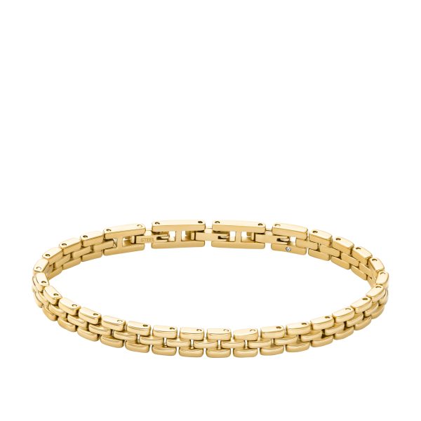 Fossil Arden Watch Links Gold-Tone Stainless Steel Chain Bracelet - Preorder