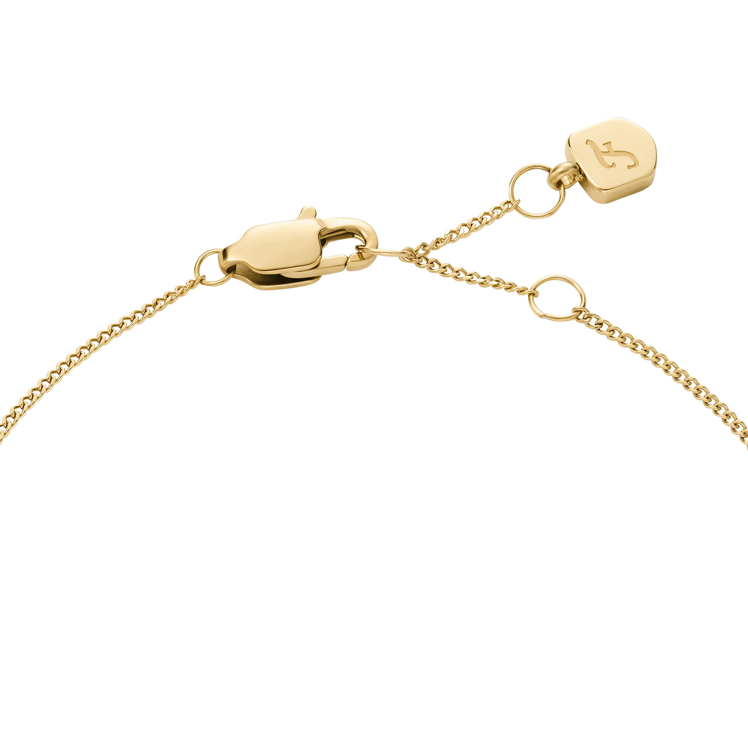 Fossil Sutton Pavé Butterfly Gold-Tone Stainless Steel Station Bracelet - Preorder - Image 7