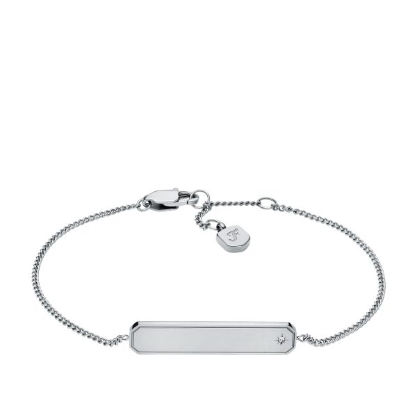 Fossil Sadie Stainless Steel ID Bracelet - Preorder