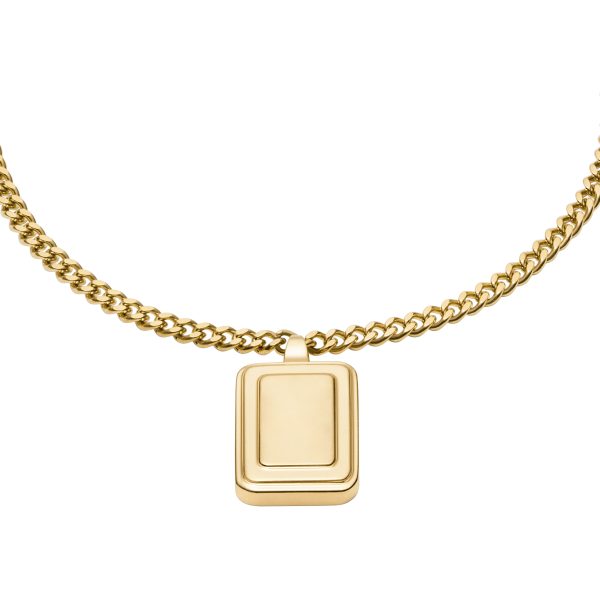Fossil Raquel Gold-Tone Stainless Steel Chain Bracelet - Preorder