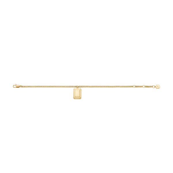 Fossil Raquel Gold-Tone Stainless Steel Chain Bracelet - Preorder