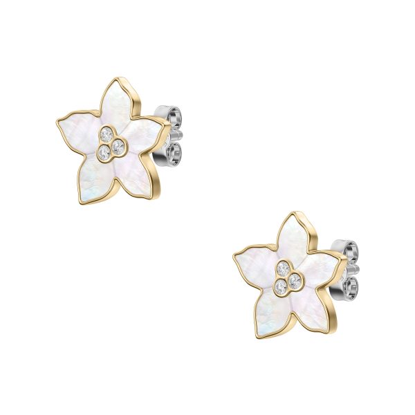 Fossil Sutton The Flower Collection Mother-of-Pearl Stud Earrings - Preorder