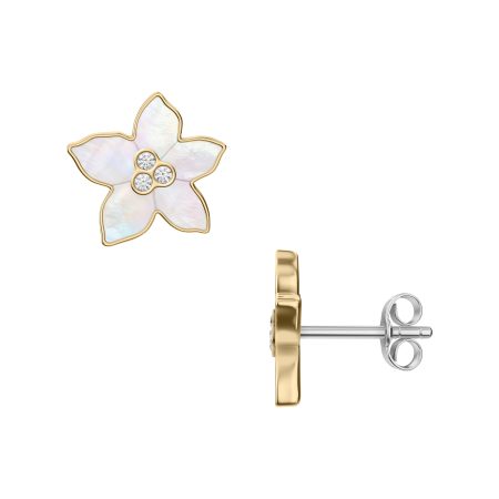 Fossil Sutton The Flower Collection Mother-of-Pearl Stud Earrings - Preorder