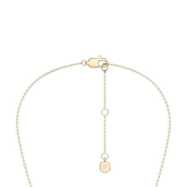 Fossil Sutton The Locket Collection White Mother-of-Pearl Pendant Necklace - Preorder