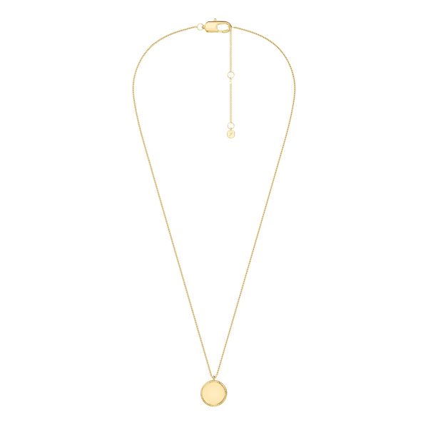 Fossil Ellis Gold-Tone Stainless Steel Pendant Necklace - Preorder