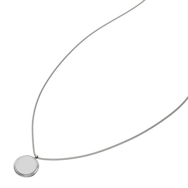 Fossil Ellis Stainless Steel Pendant Necklace - Preorder