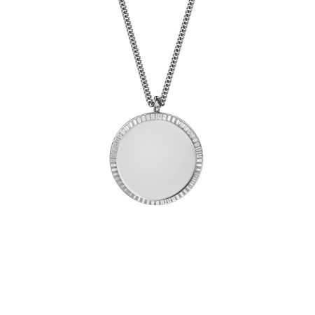 Fossil Ellis Stainless Steel Pendant Necklace - Preorder
