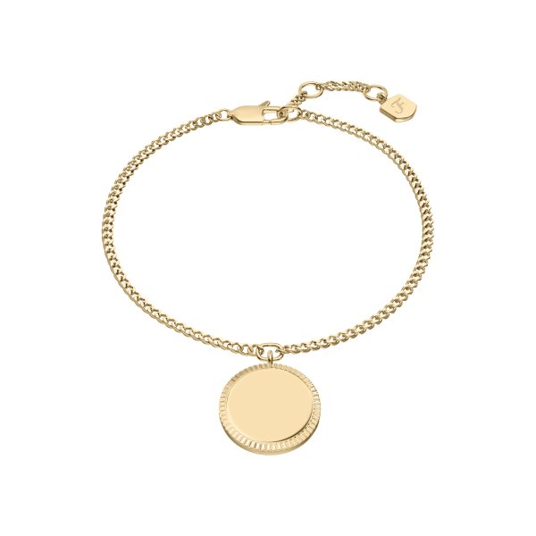 Fossil Ellis Gold-Tone Stainless Steel Chain Bracelet - Preorder