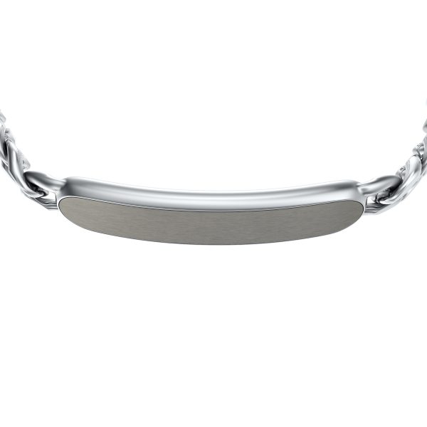 Fossil Ellis Stainless Steel ID Bracelet - Preorder