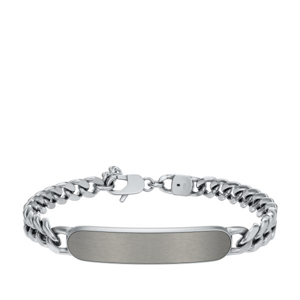 Fossil Ellis Stainless Steel ID Bracelet - Preorder