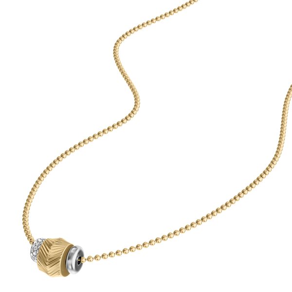 Fossil Harlow Rondelles Two-Tone Stainless Steel Station Necklace - Preorder