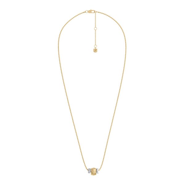 Fossil Harlow Rondelles Two-Tone Stainless Steel Station Necklace - Preorder