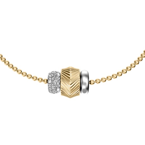 Fossil Harlow Rondelles Two-Tone Stainless Steel Station Bracelet - Preorder