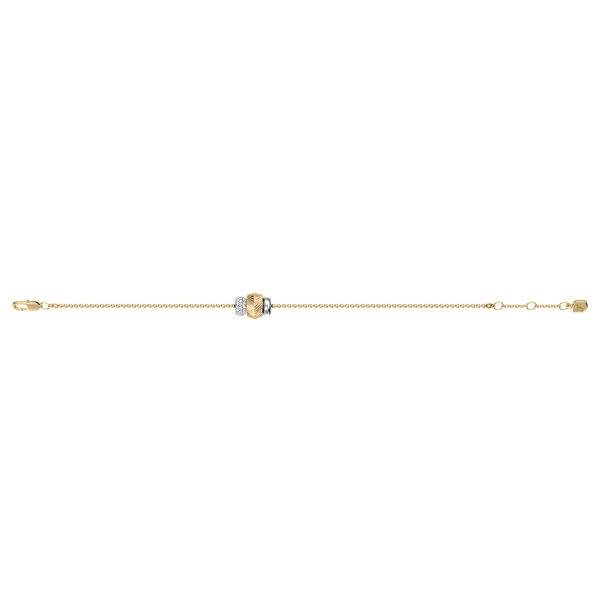 Fossil Harlow Rondelles Two-Tone Stainless Steel Station Bracelet - Preorder
