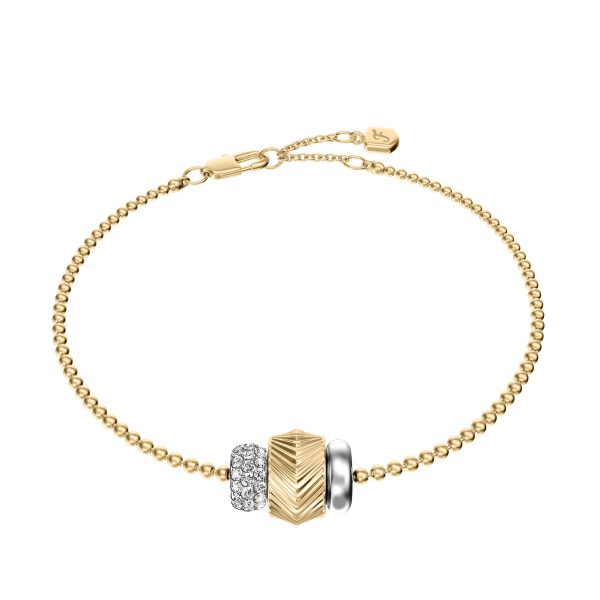 Fossil Harlow Rondelles Two-Tone Stainless Steel Station Bracelet - Preorder